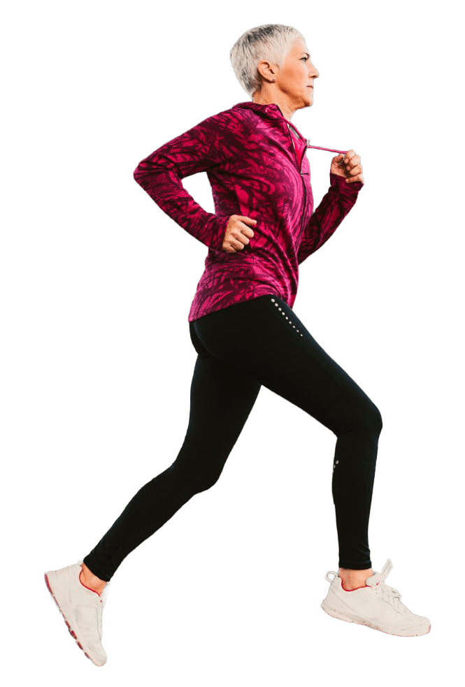 Woman Running in the Okanagan